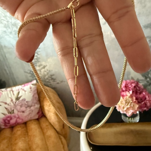 14k diamond tennis necklace - Picture 6 of 6